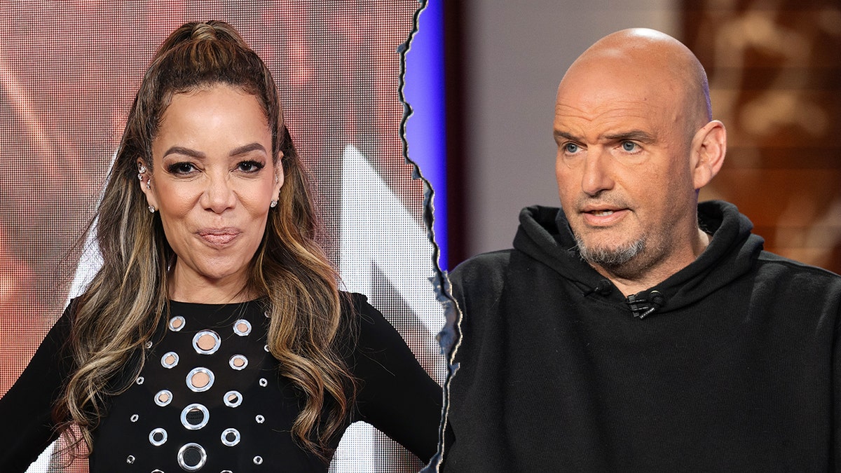 Sunny Hostin and Sen. John Fetterman