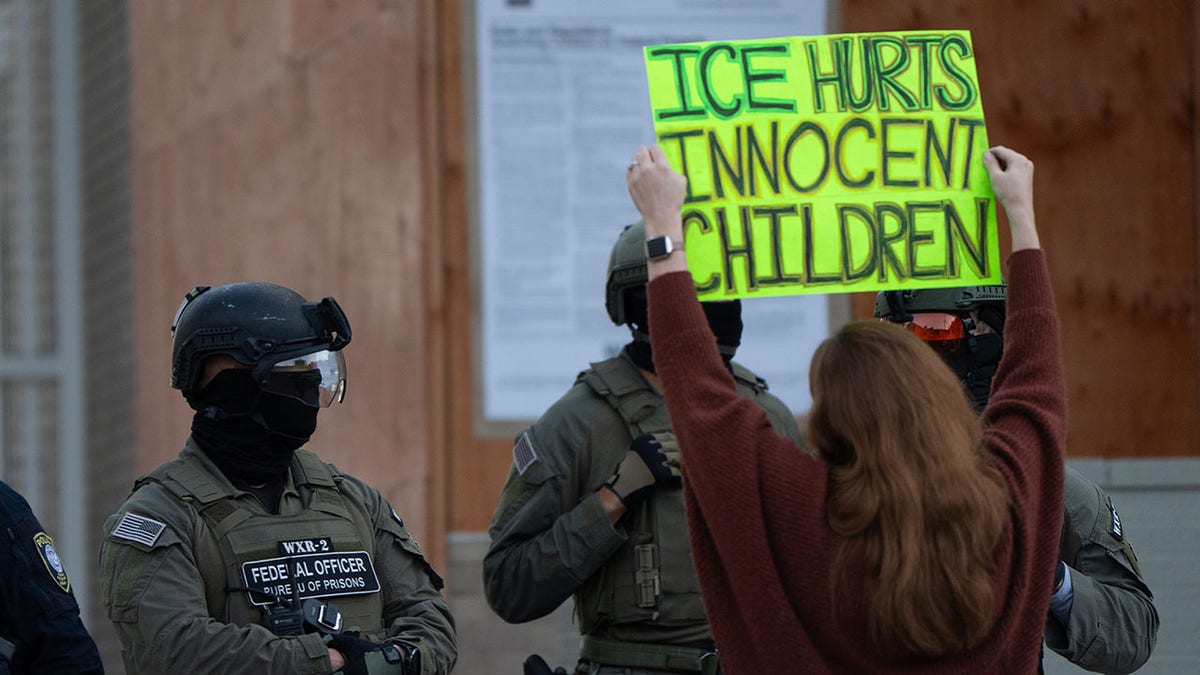 Portland ICE protester