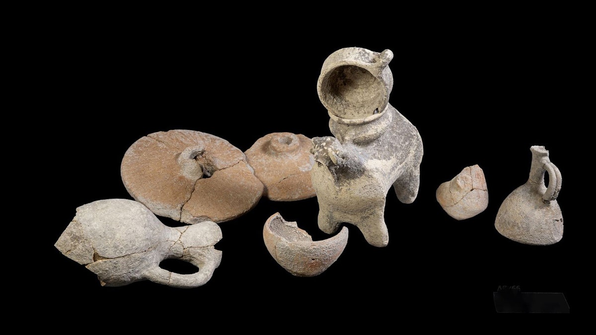 Ritual articles on display