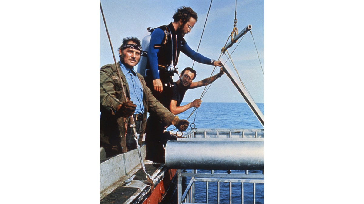 Richard Dreyfuss in a scene from Jaws