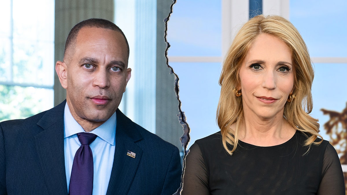 Hakeem Jeffries and CNN host Dana Bash