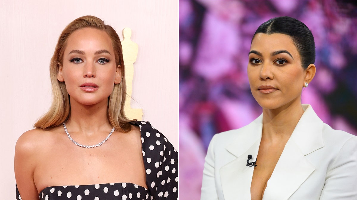 Jennifer Lawrence, Kourtney Kardashian