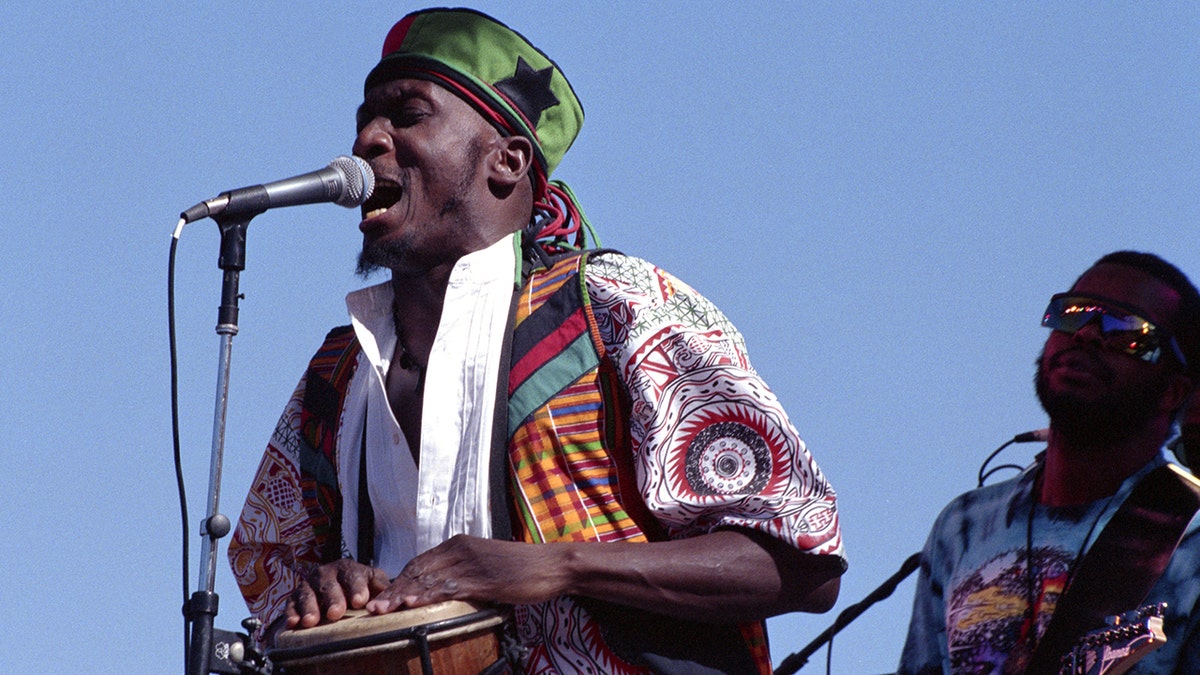 Jimmy Cliff performs