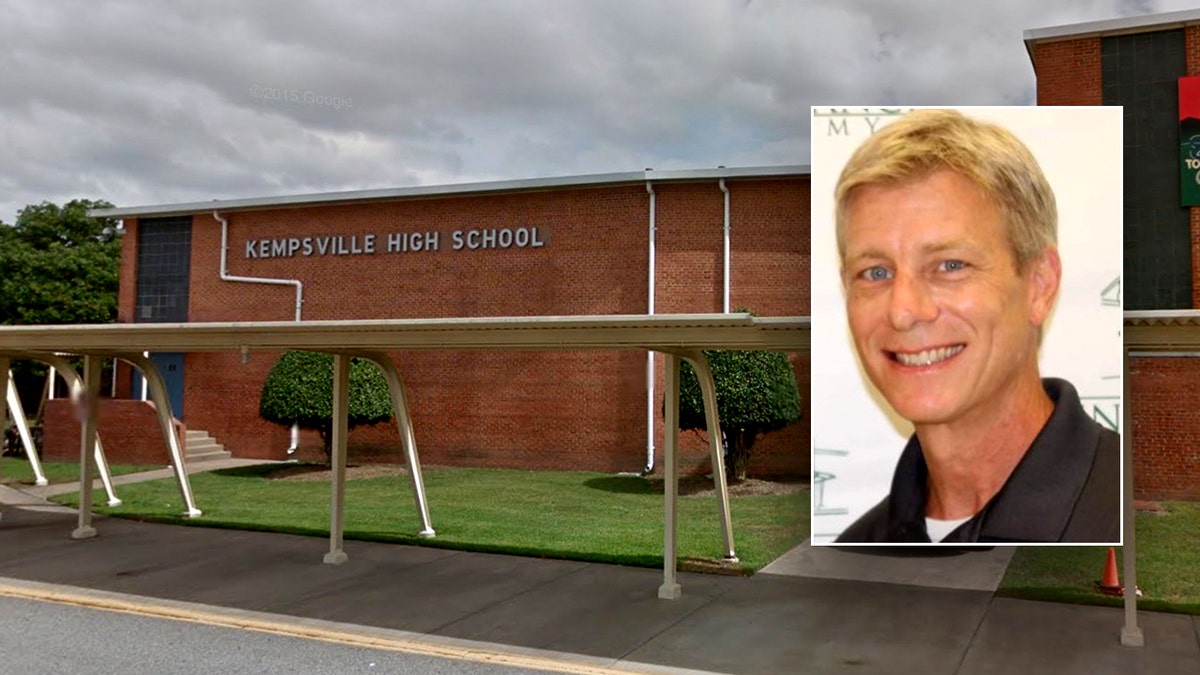 Picture edit showing John Bennett and Kempsville High School.