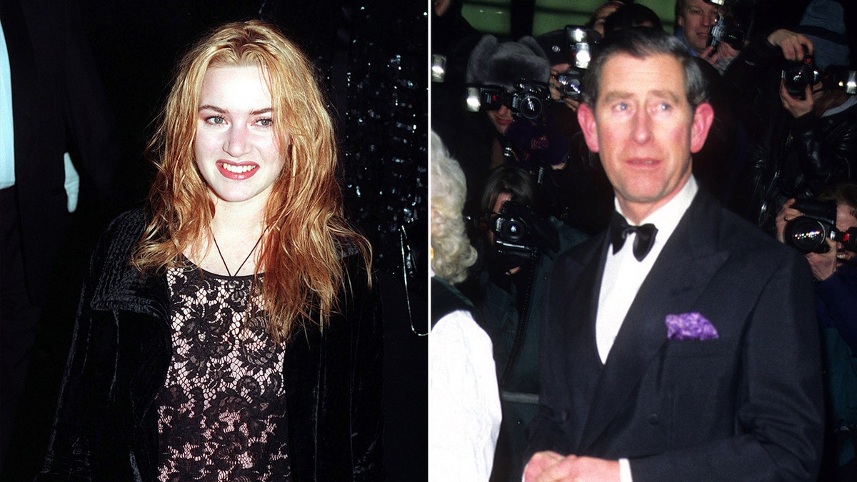 Kate Winslet and King Charles at the Sense and Sensibility premiere