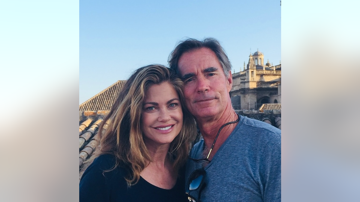 Kathy Ireland and her husband Greg Olsen