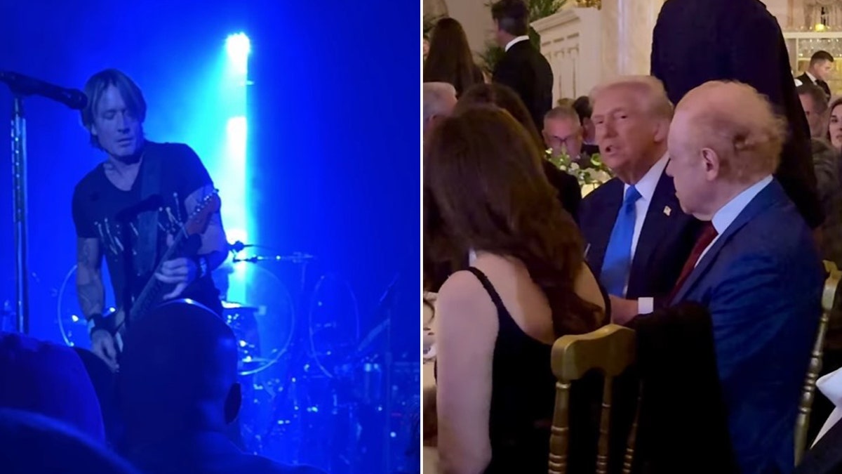 Keith Urban, President Donald Trump and Anthony Pratt