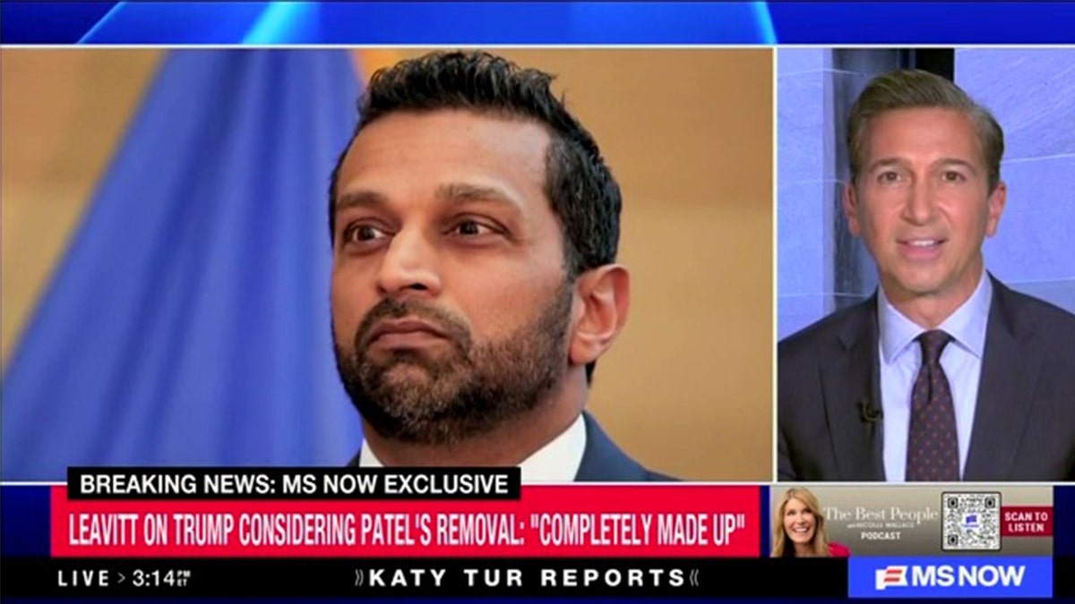 Ken Dilanian stands by Kash Patel report on MS NOW