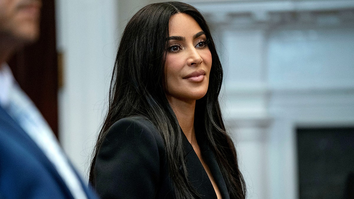 Kim Kardashian at the White House in 2024