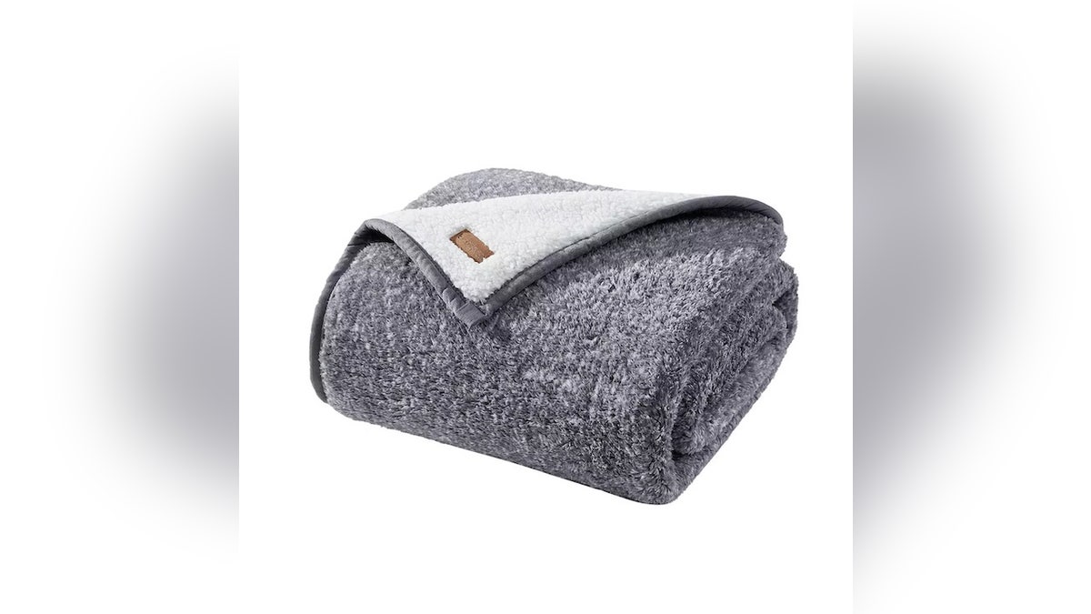 Plush, soft and warm, this blanket is a great layering choice.