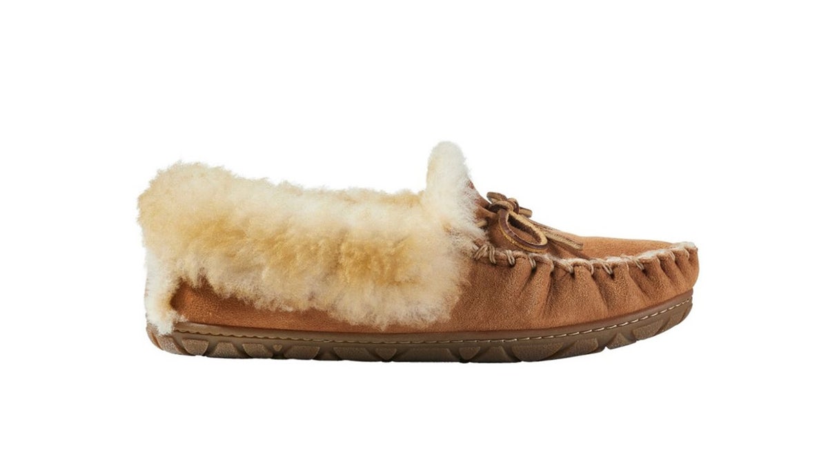 Made to withstand harsh Maine winters, these moccasins are warm and cozy. 