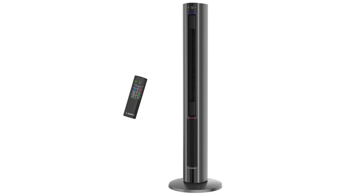 Stay comfortable year-round with this 1,500-watt Lasko tower heater.