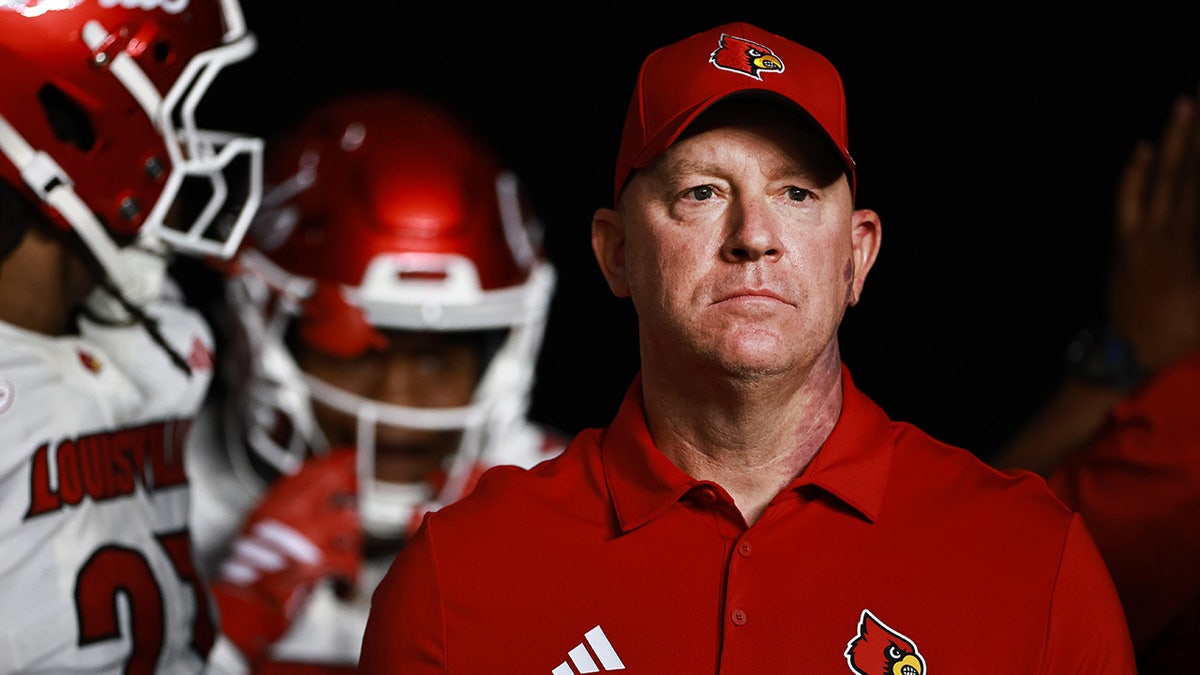 Jeff Brohm looks earlier a game