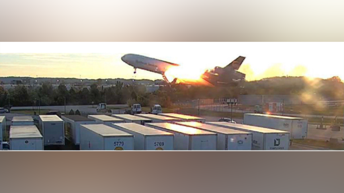 The UPS plane was seen on fire prior to the fatal Nov. 5 crash.