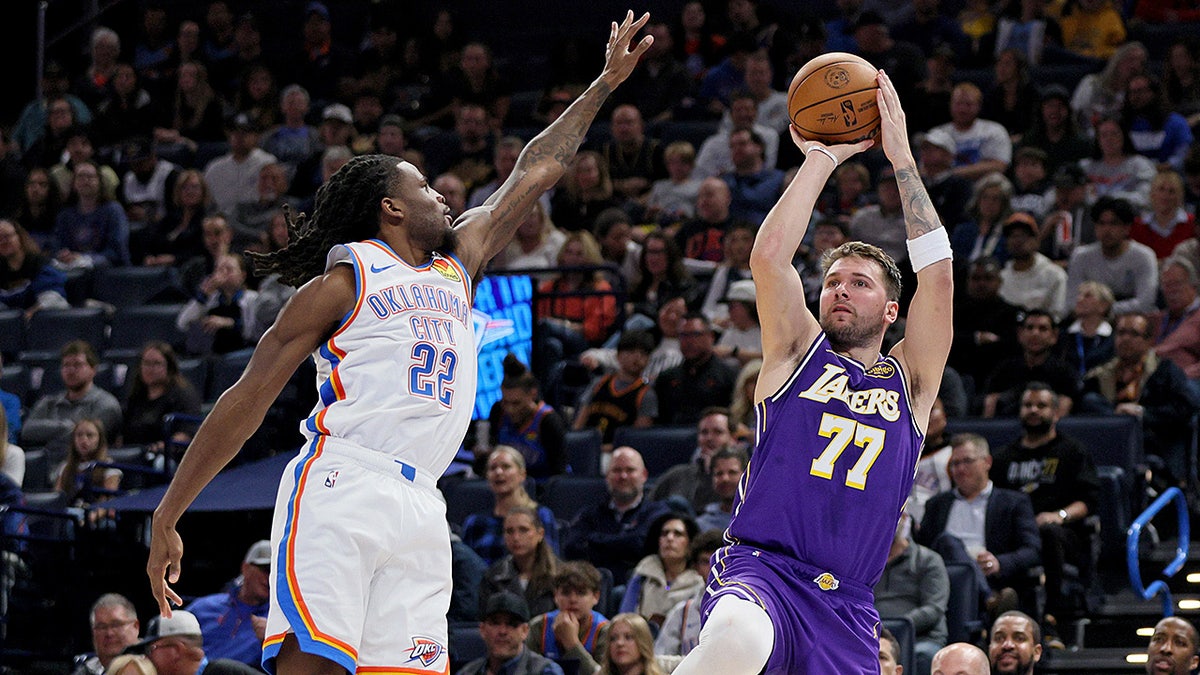 Lakers' Luka Doncic reacts to Mavericks firing of general manager Nico Harrison  at george magazine