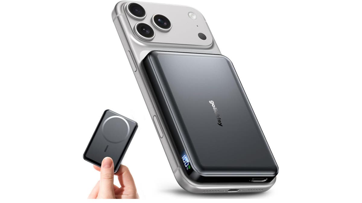 This portable charger is ideal for travelers.