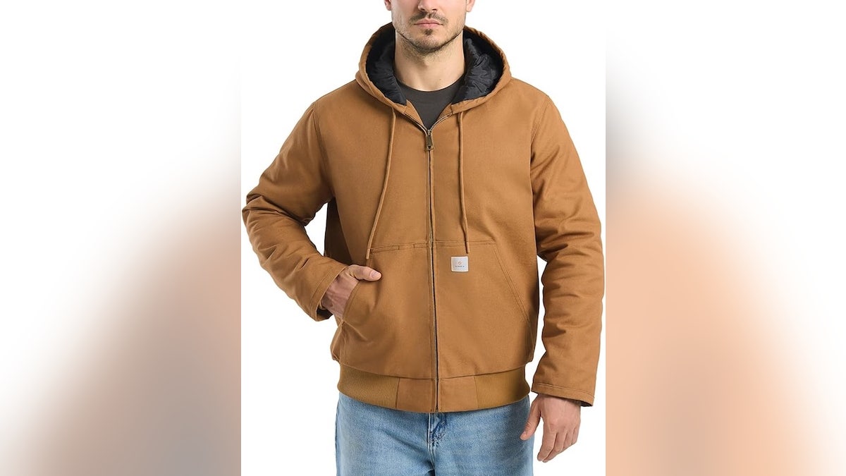 Stay warm with this Carhartt lookalike. 