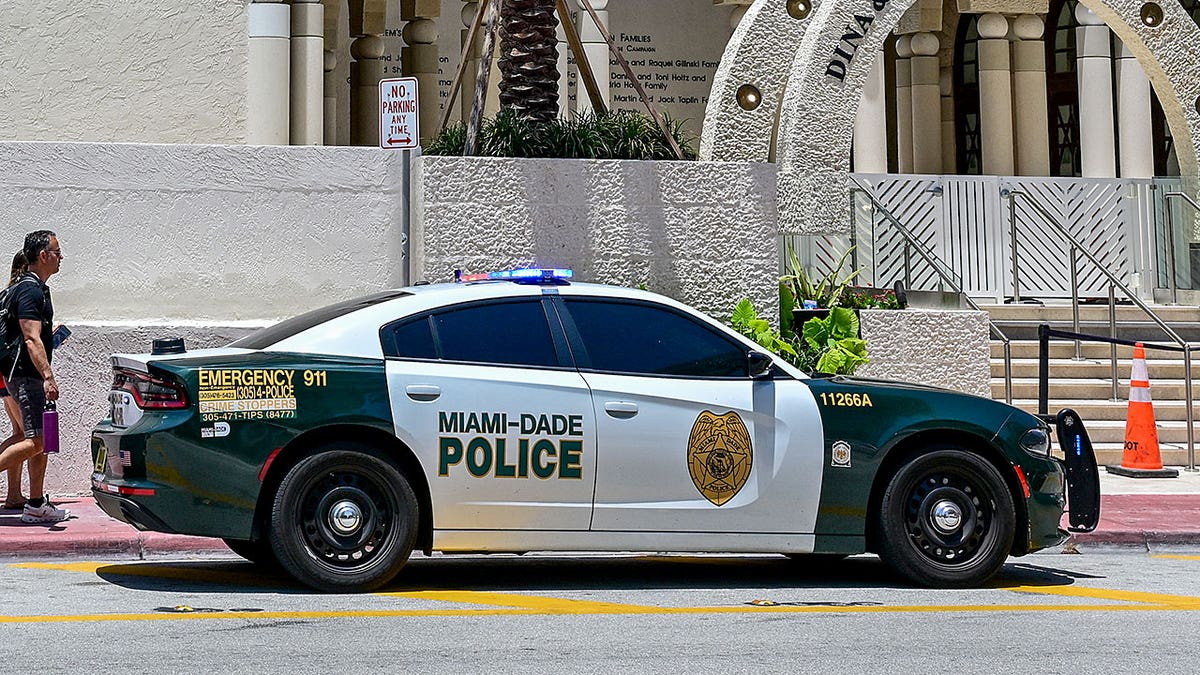 A Miami-Dade police cruiser