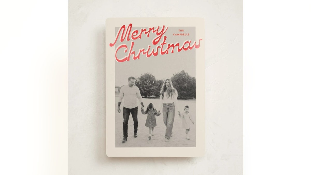 Spread holiday cheer with these nostalgic cards from Minted. 