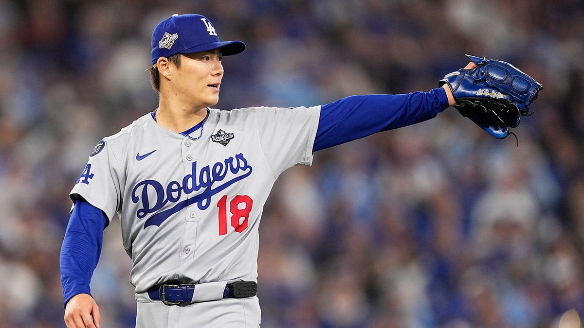 Dodgers' Yoshinobu Yamamoto gets World Series MVP honors | Fox News