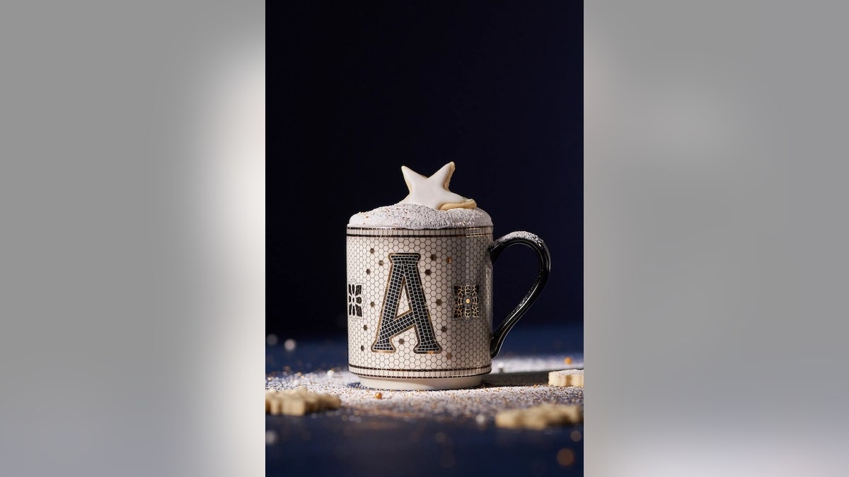 These bistro tile mugs for less than $20 are always a hit. 