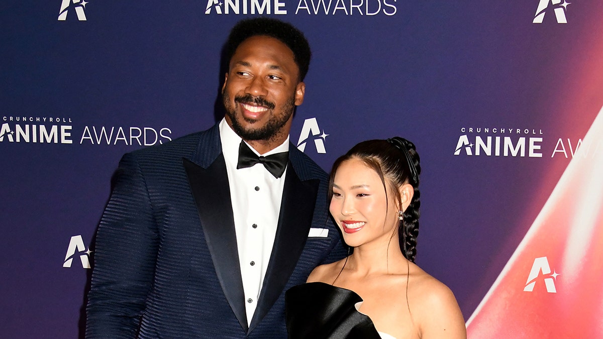 Myles Garrett and Chloe Kim