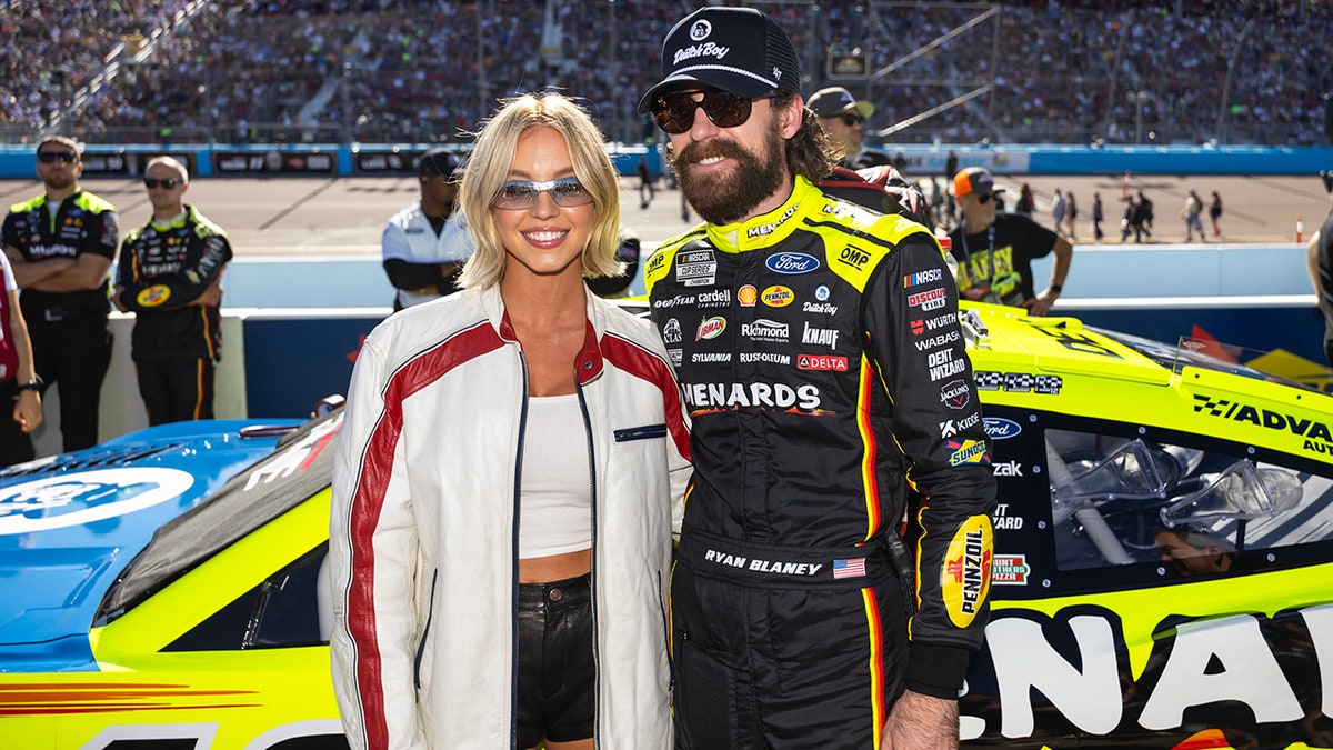 Sydney Sweeney with Ryan Blaney