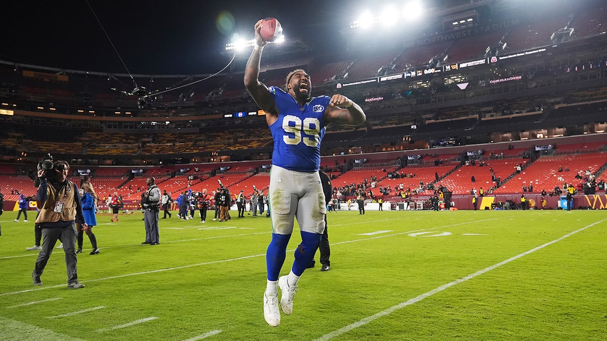 Leonard Williams saltó de alegría