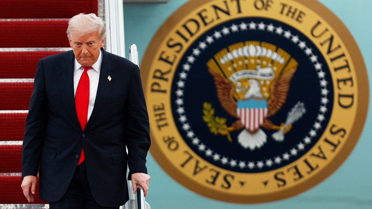 Trump arrives at Joint Bae Andrews