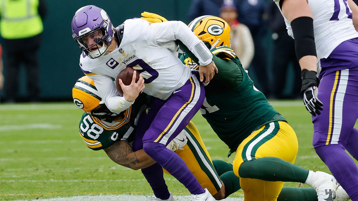 JJ McCarthy gets sacked