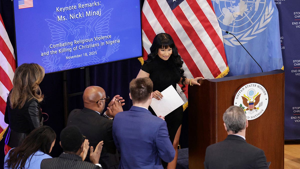 Nicki Minaj at the UN
