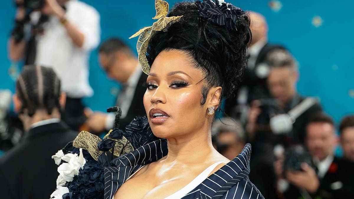Nicki Minaj at the Met Gala this year