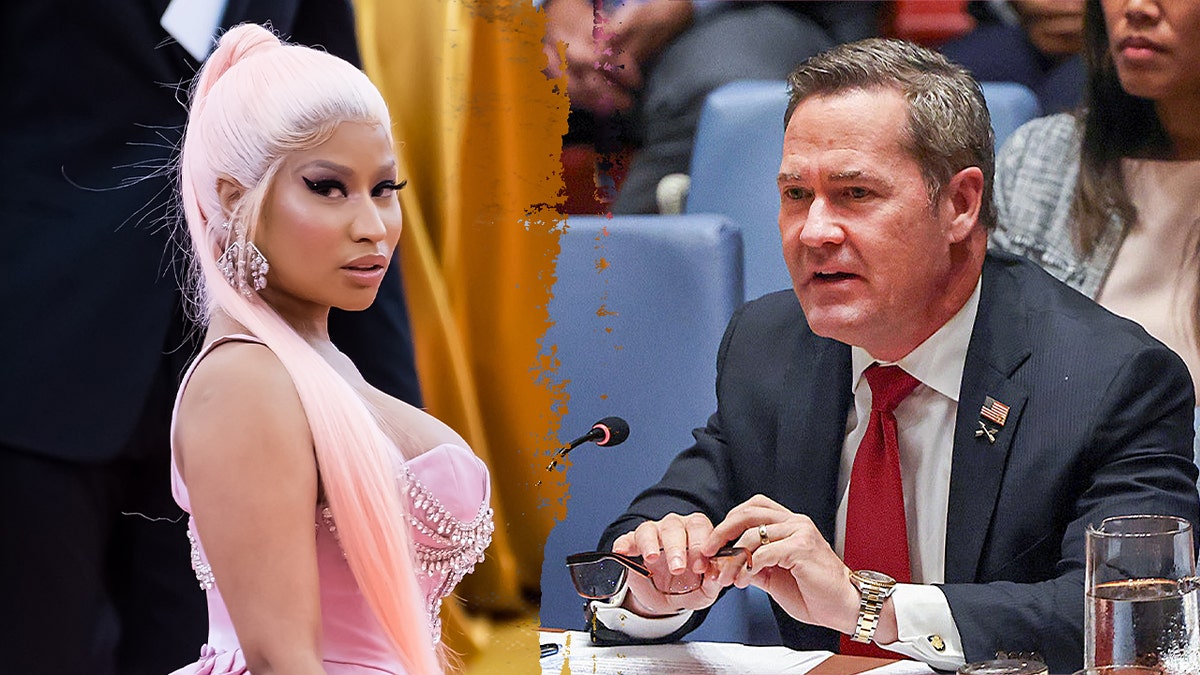 Nicki Minaj and Mike Waltz