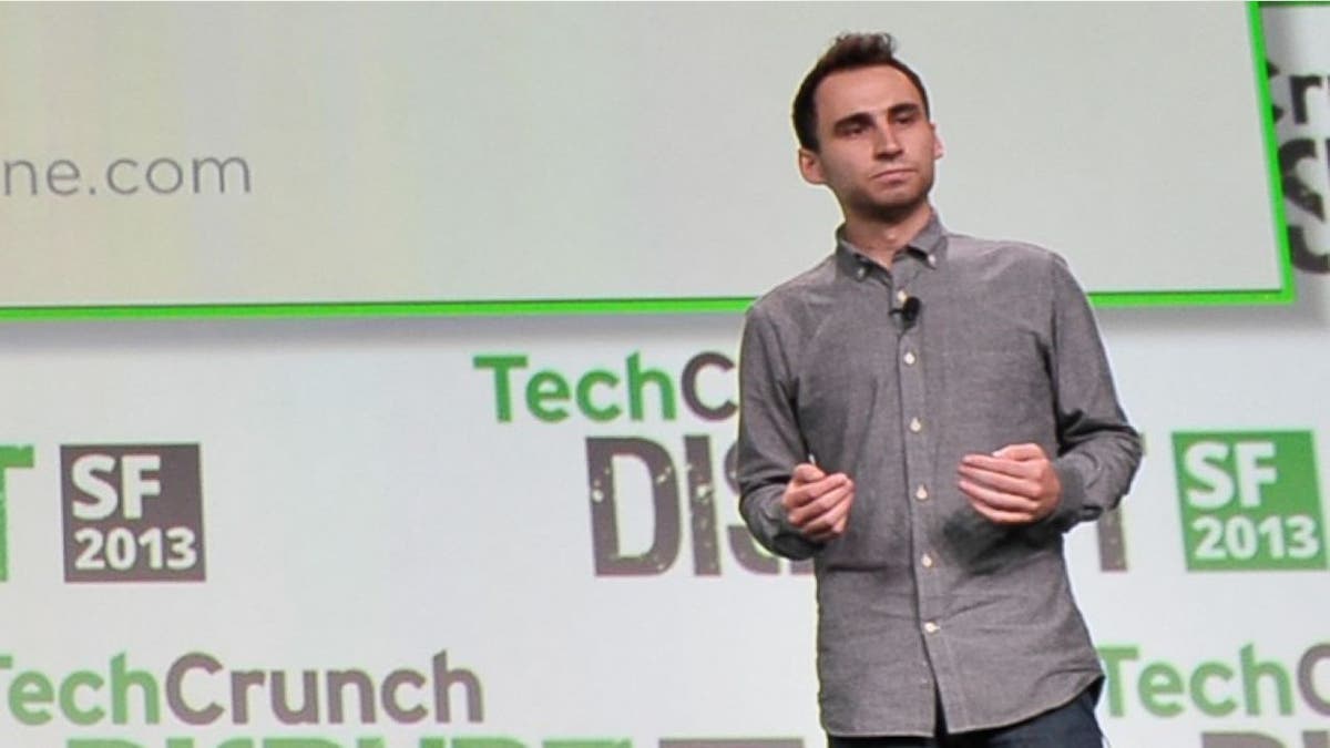 Nikita Bier addresses a crowd