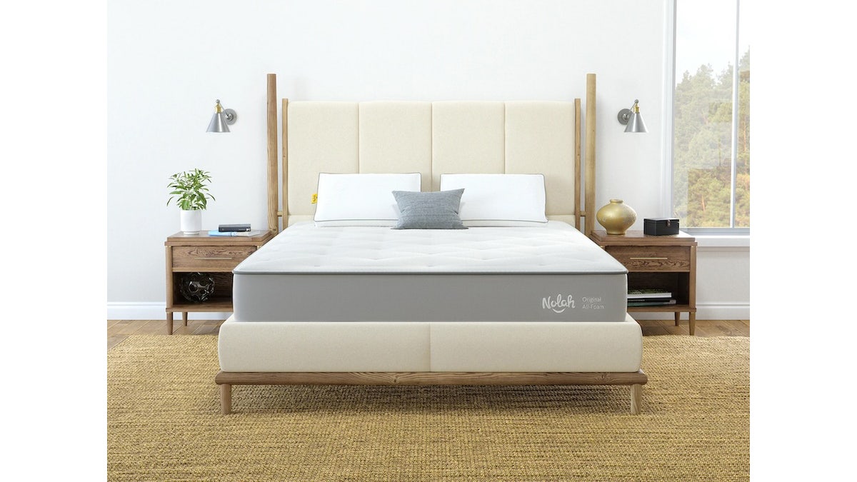 Three layers of foam keep you supported while you sleep.