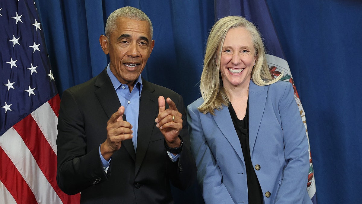 Obama campaigning for Spanberger in Virginia