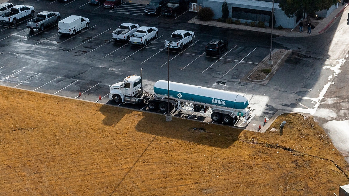 Truck parked at site of ammonia leak in Oklahoma