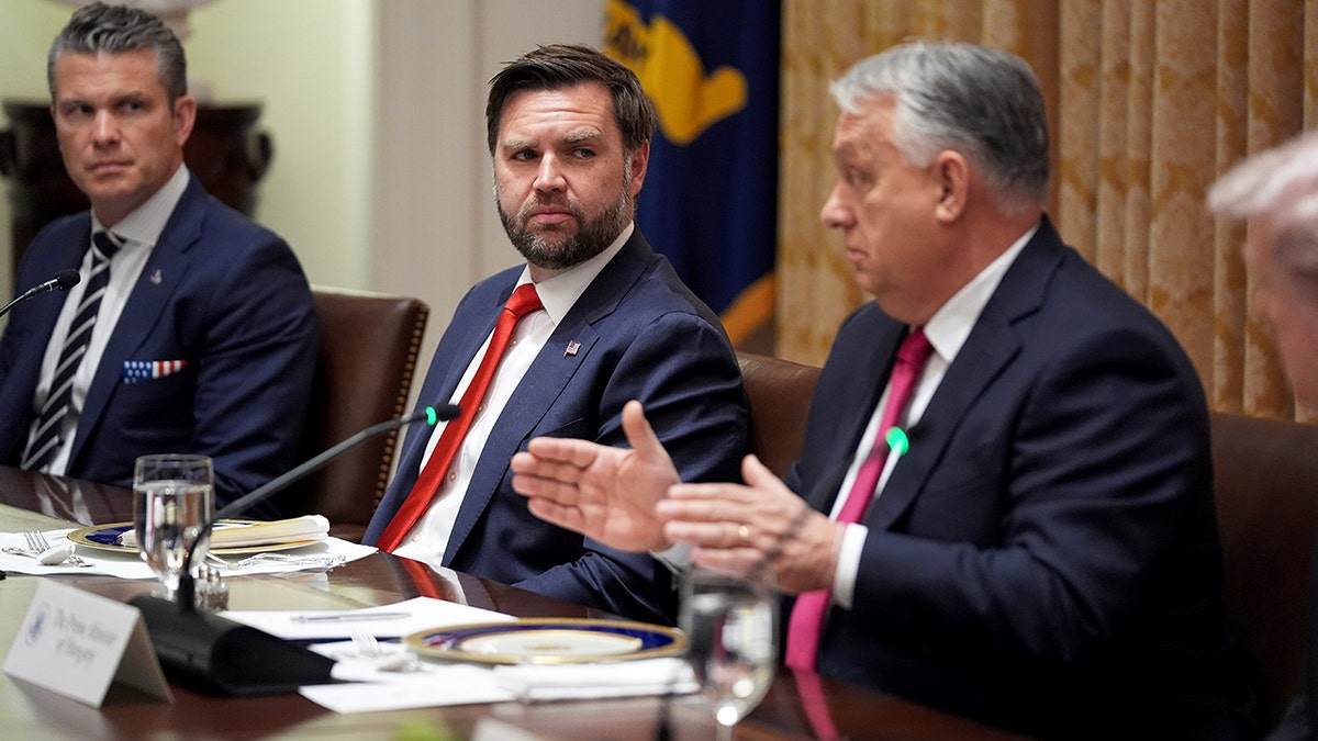 Orban speaks at White House