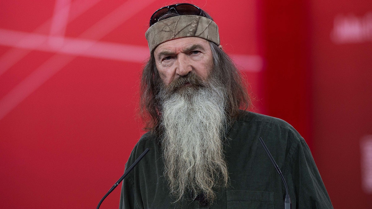 Phil Robertson on stage at the Conservative Political Action Conference in Washington D.C. in February 2015.