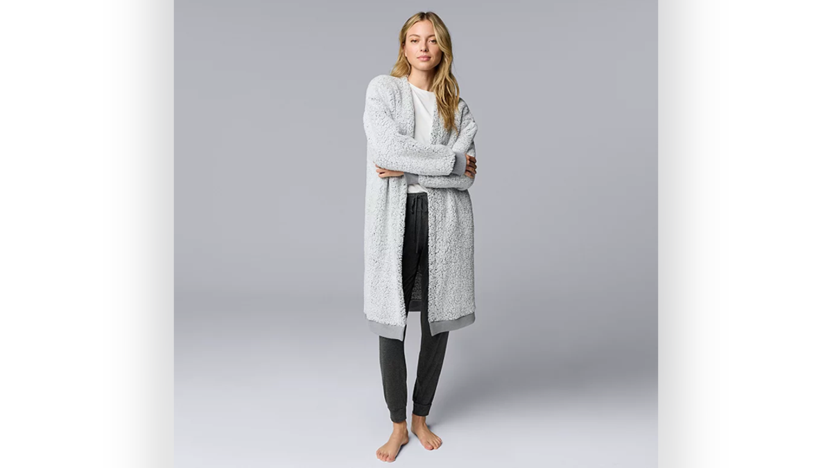A cardigan that's soft, warm and comfortable enough to wear for days. 