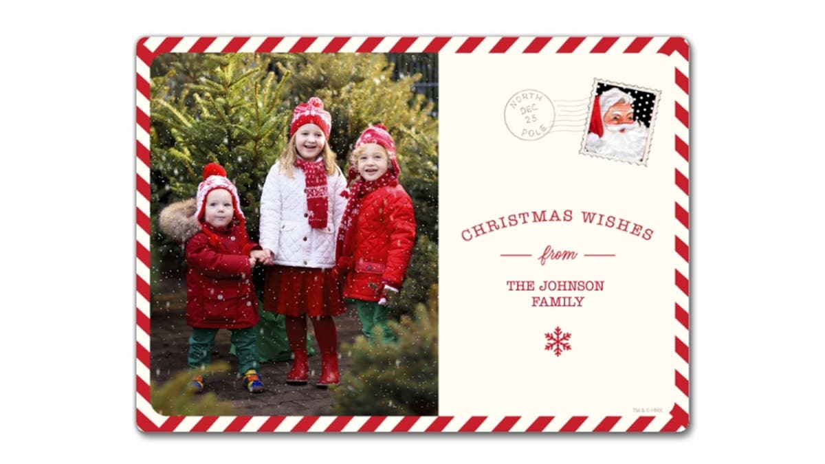 Choose from hundreds of different Christmas cards.