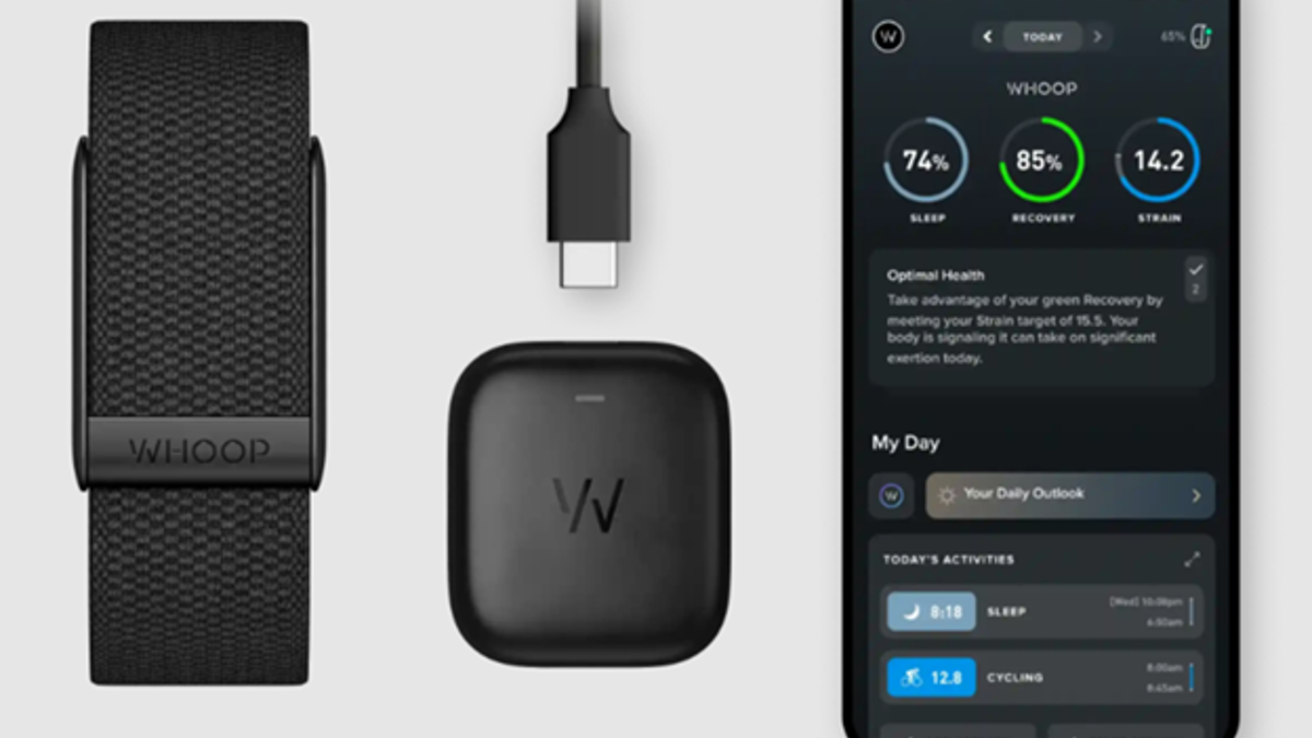 WHOOP is a high-tech fitness tracker with personal coaching. 