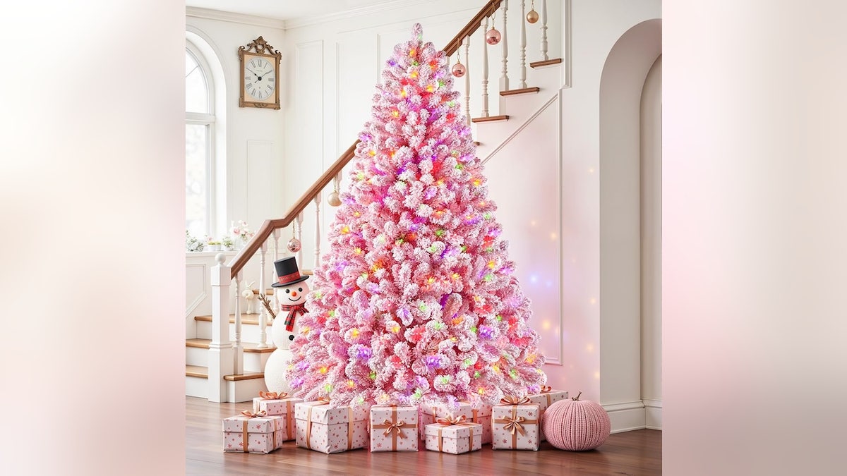 This tree turns any space into a festive burst of color.