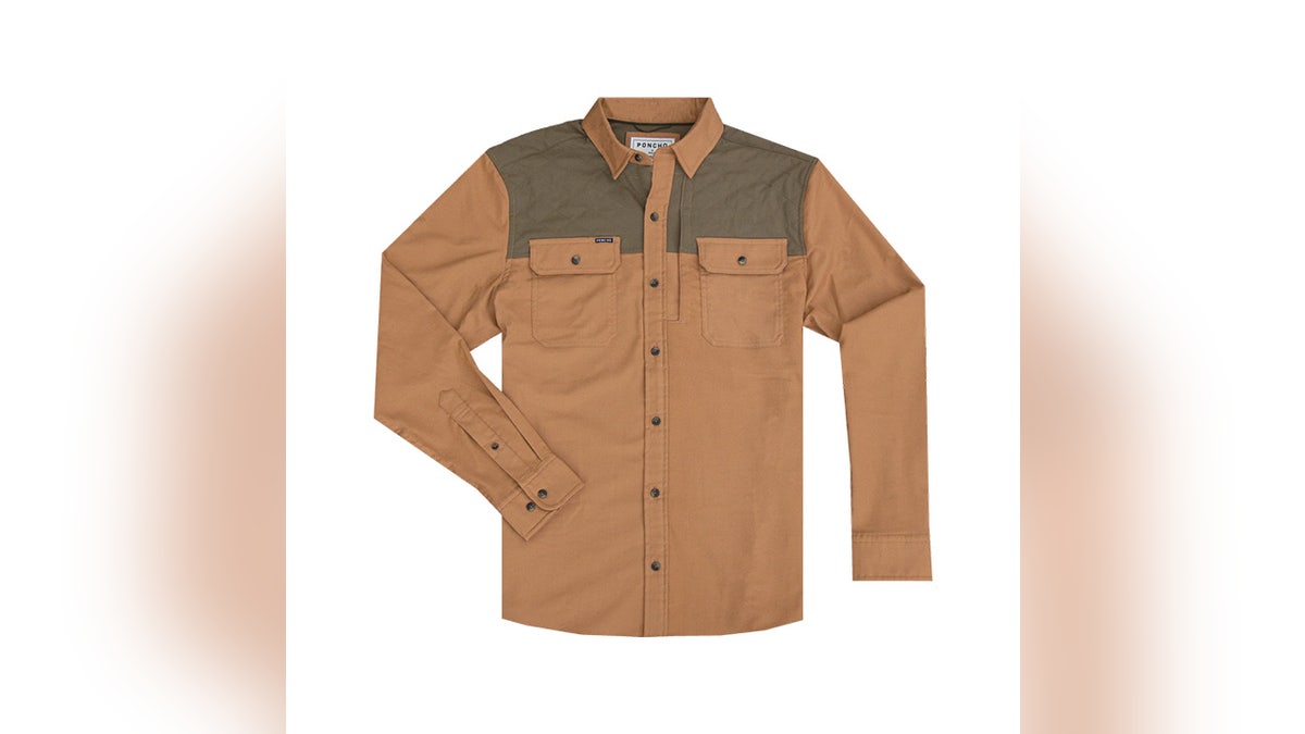 A flannel designed to dry fast and move with you.