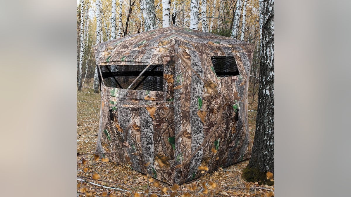 Hunting is more competitive with this see-through blind.?