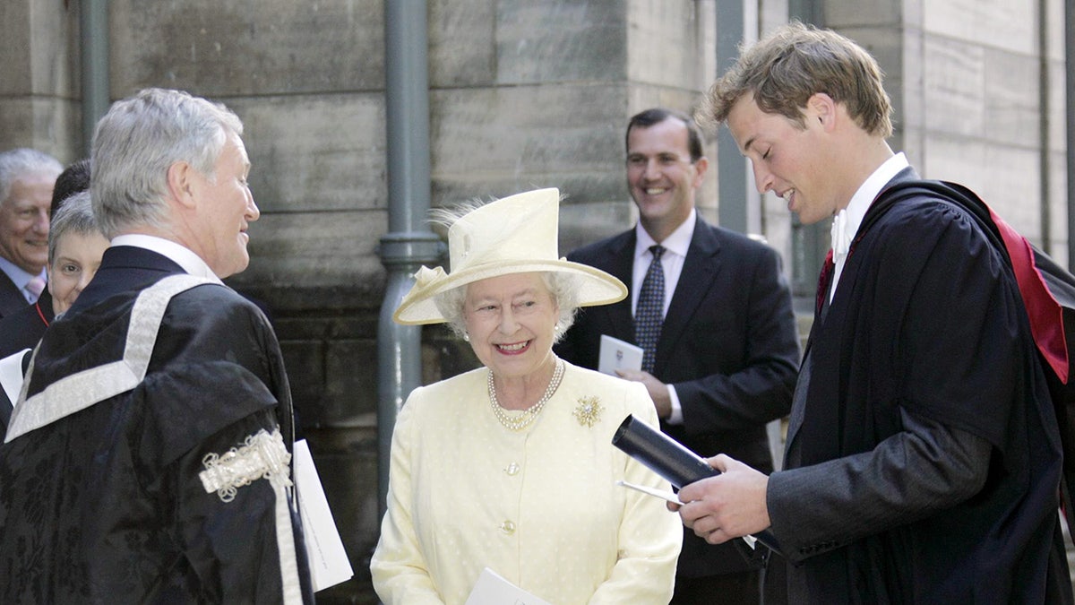 William at his college graduation