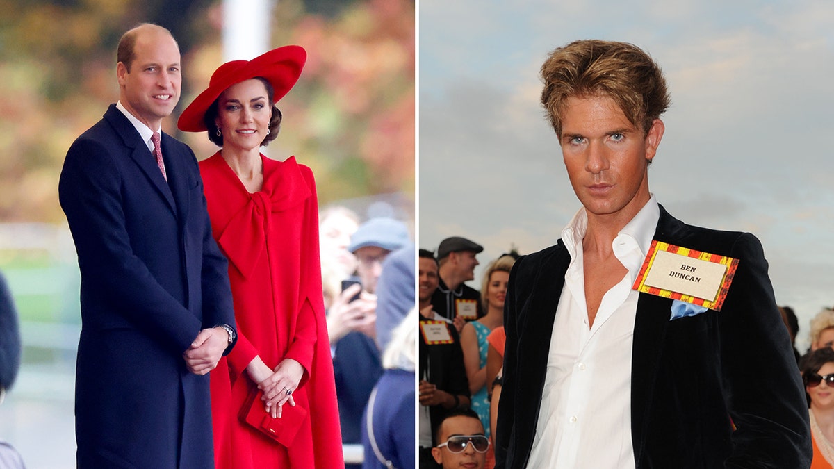 Split of William and Kate at a royal event and Ben Duncan at a Big Briother event