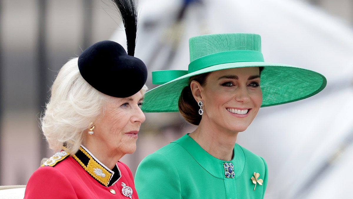 Queen Camilla and Kate Middleton sat next to each other at the royal meeting without formal attire.