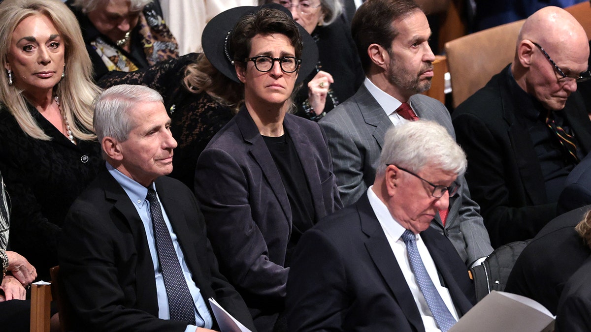 Rachel Maddow at Dick Cheney's funeral