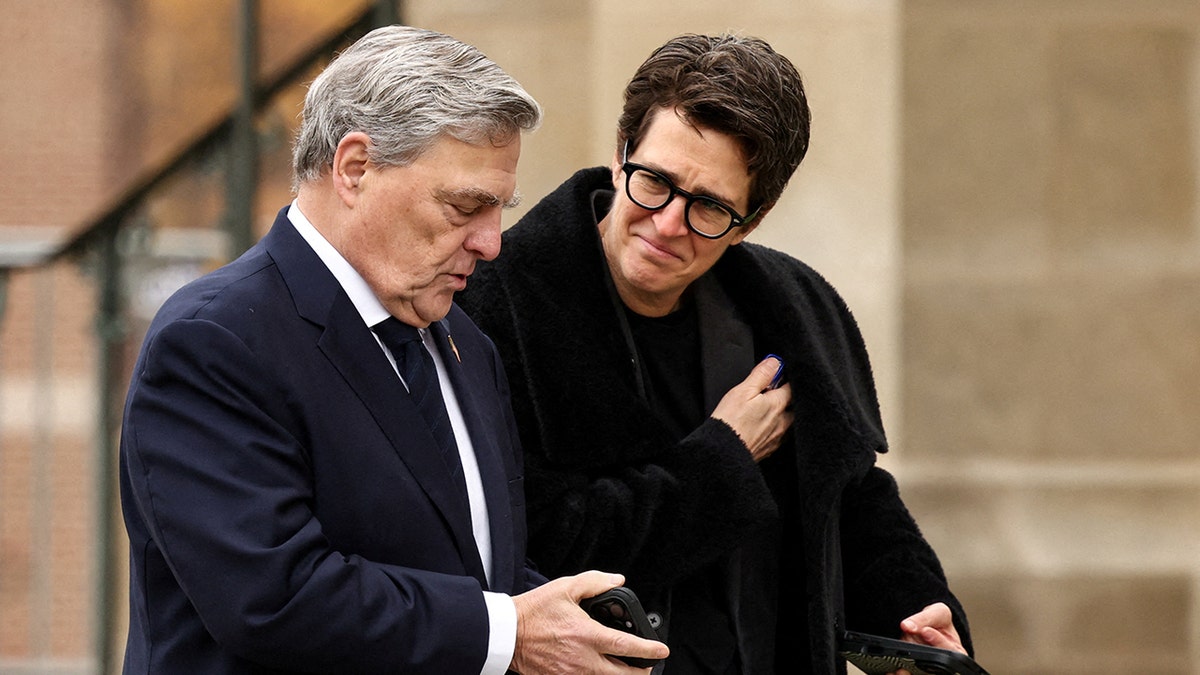 Mark Milley Rachel Maddow attend Dick Cheney's funeral